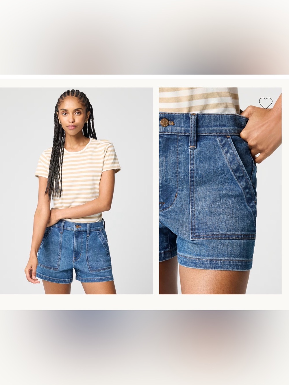 Jcrew utility denim short size 28